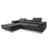 ECKSOFA Divo, Seite: Links - Grau, Holz/Textil (282/204cm) - Sofnet