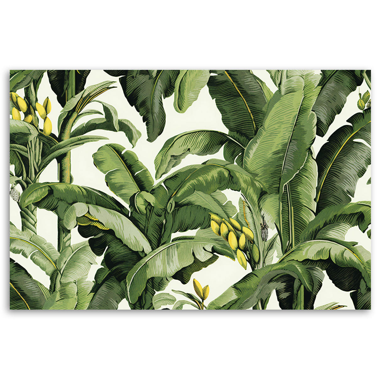 KUNSTDRUCK Grün 120/80 cm - Grün, Textil (120/80cm) - KUNSTLOFT