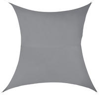 SONNENSEGEL Lerma rechteckig - Dunkelgrau, Textil (500/300cm) - [en.casa]