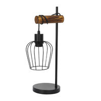 TISCHLEUCHTE Klarheit 20/20/46 cm - Schwarz, Metall (20/20/46cm) - Nettlife