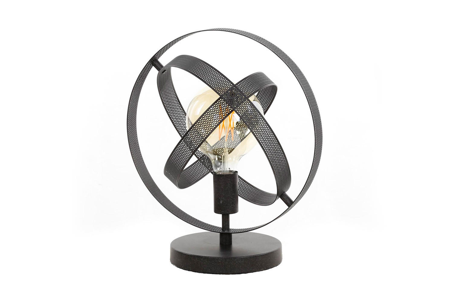 Kawola Tischlampe Schwarz 32x38x28 cm