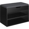 SCHUHBANK Jasmina,60 x 30 x 43,5 cm,schwarz - Schwarz, Holz (30/43.5/60cm) - tectake