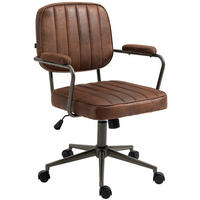 BÜROSTUHL Oxyde cognac - Cognac/Schwarz, Metall (61/98/63cm) - TPFLiving