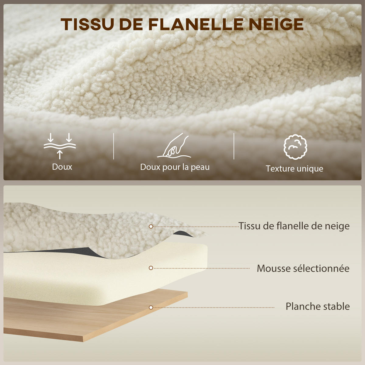 SCHAUKELSTUHL DE-17424 Creme - Creme, Holz (67/110/97cm) - ComfortXL