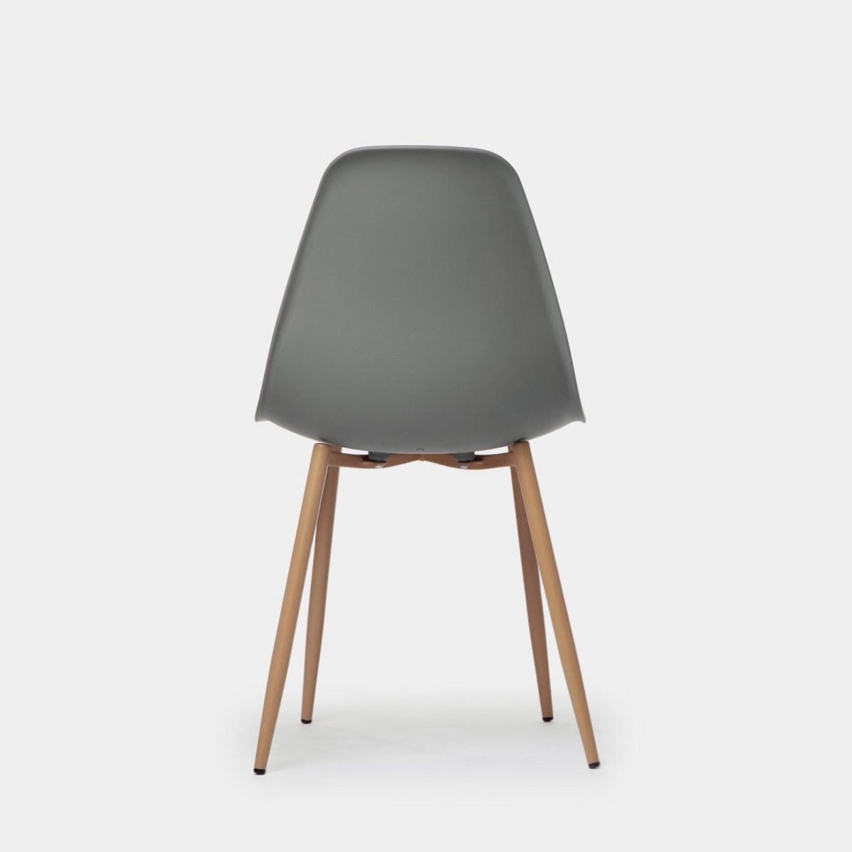 STUHL FÜR DRAUSSEN Nina Grau 45 cm x 80 cm - Grau, Kunststoff (45/80/53cm)