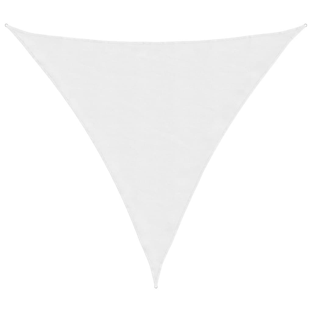 SONNENSEGEL Oxford-Gewebe Dreieckig 4,5x4,5x4,5 m Weiß - Weiß, Textil (450/450cm) - furnicato
