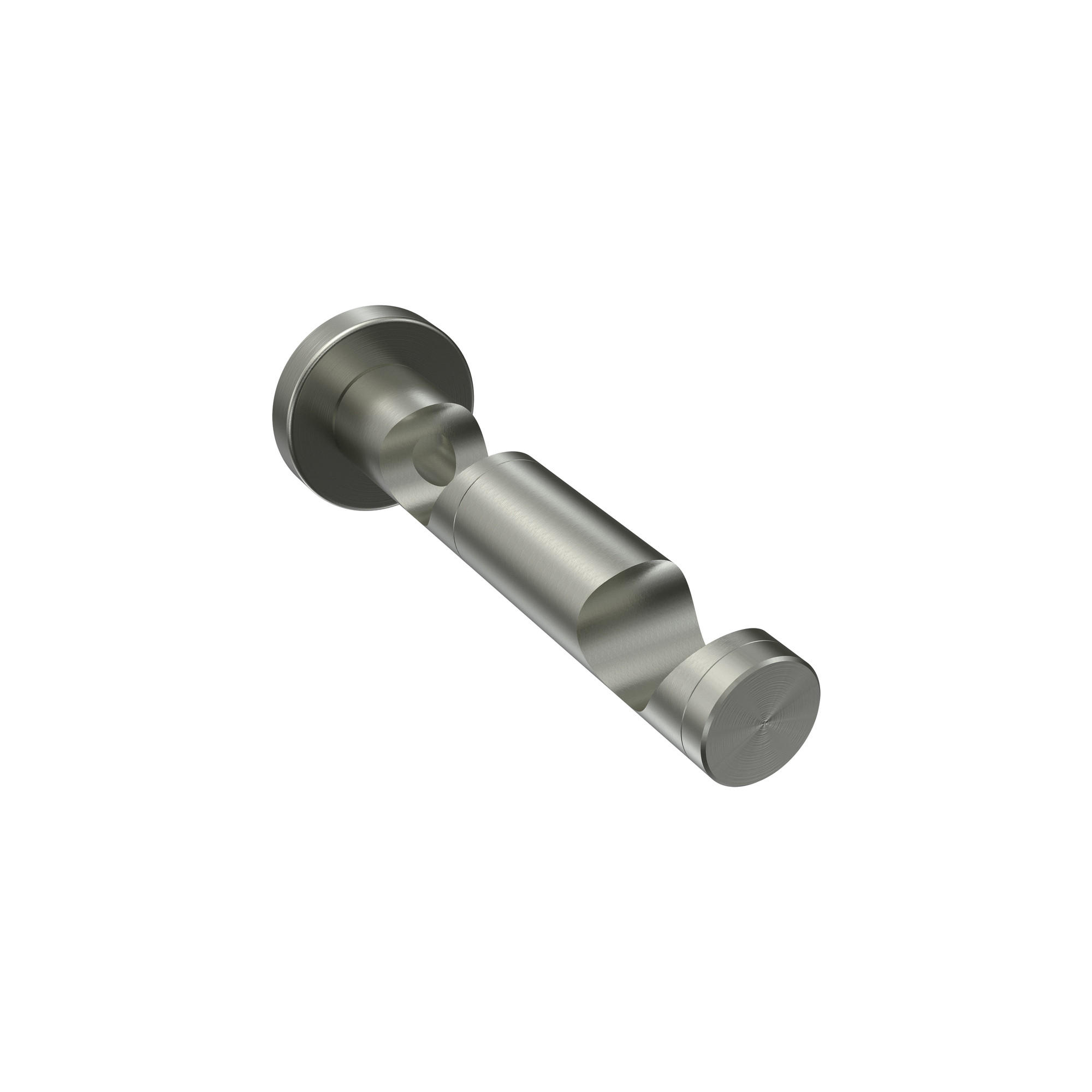 TRÄGER FÜR GARDINENSTANGEN 20 mm Ø, Perfecta 2-läufig, Edelstahl - Edelstahlfarben, Metall (11.7/3.8/3.8cm) - INTERDECO