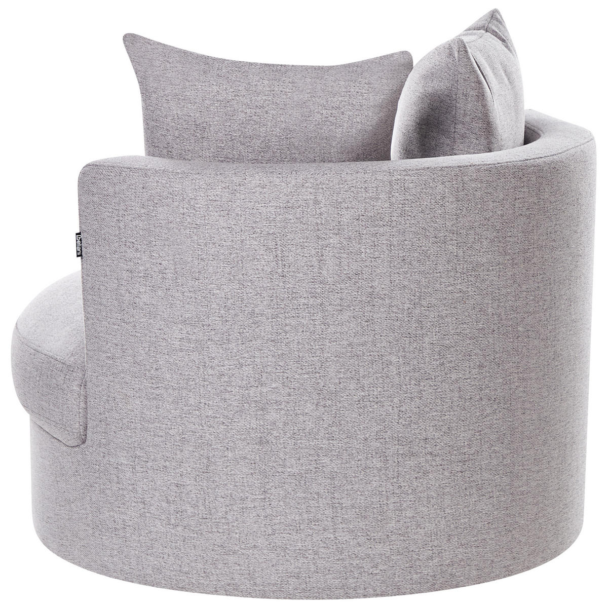 SESSEL Hellgrau Dalby - Grau, Textil (82/61/82cm) - Beliani