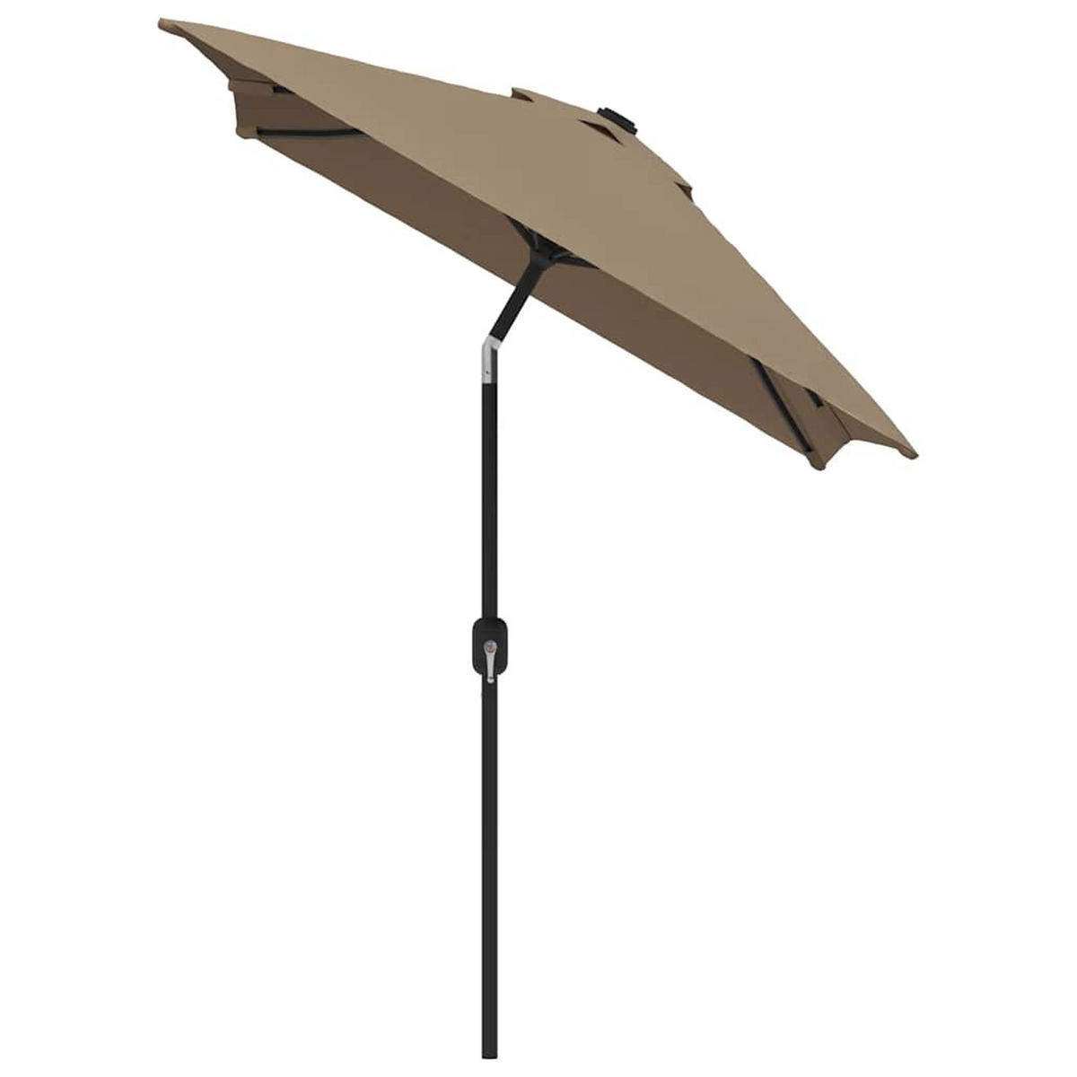SONNENSCHIRM Mit Metall-Mast 300/200 Cm Taupe - Taupe, Textil (600/600cm) - vidaXL