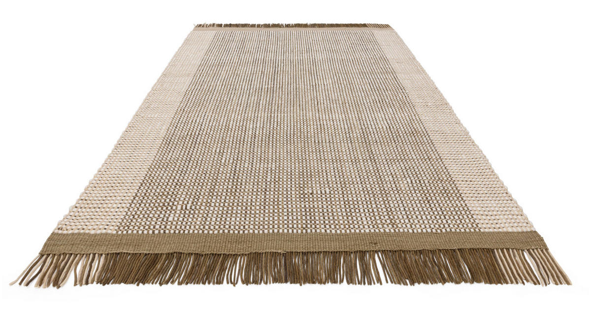 TEPPICH modern handgewebt ELYSIUM Beige 120 x 170 cm - Beige, Naturmaterialien (120/170cm) - Novatrend