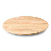 DREHPLATTE, Gummibaumholz, Ø 30 cm - Braun, Holz (30/3/30cm) - Continenta