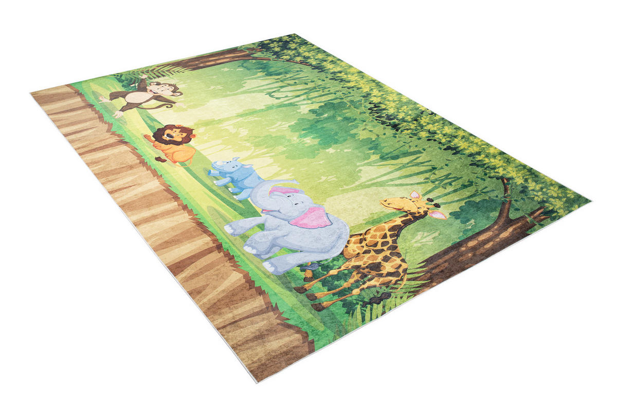 TEPPICH EMMA Hellgrün 160/230 cm - Hellgrün, Kunststoff (160/230cm) - Tapiso