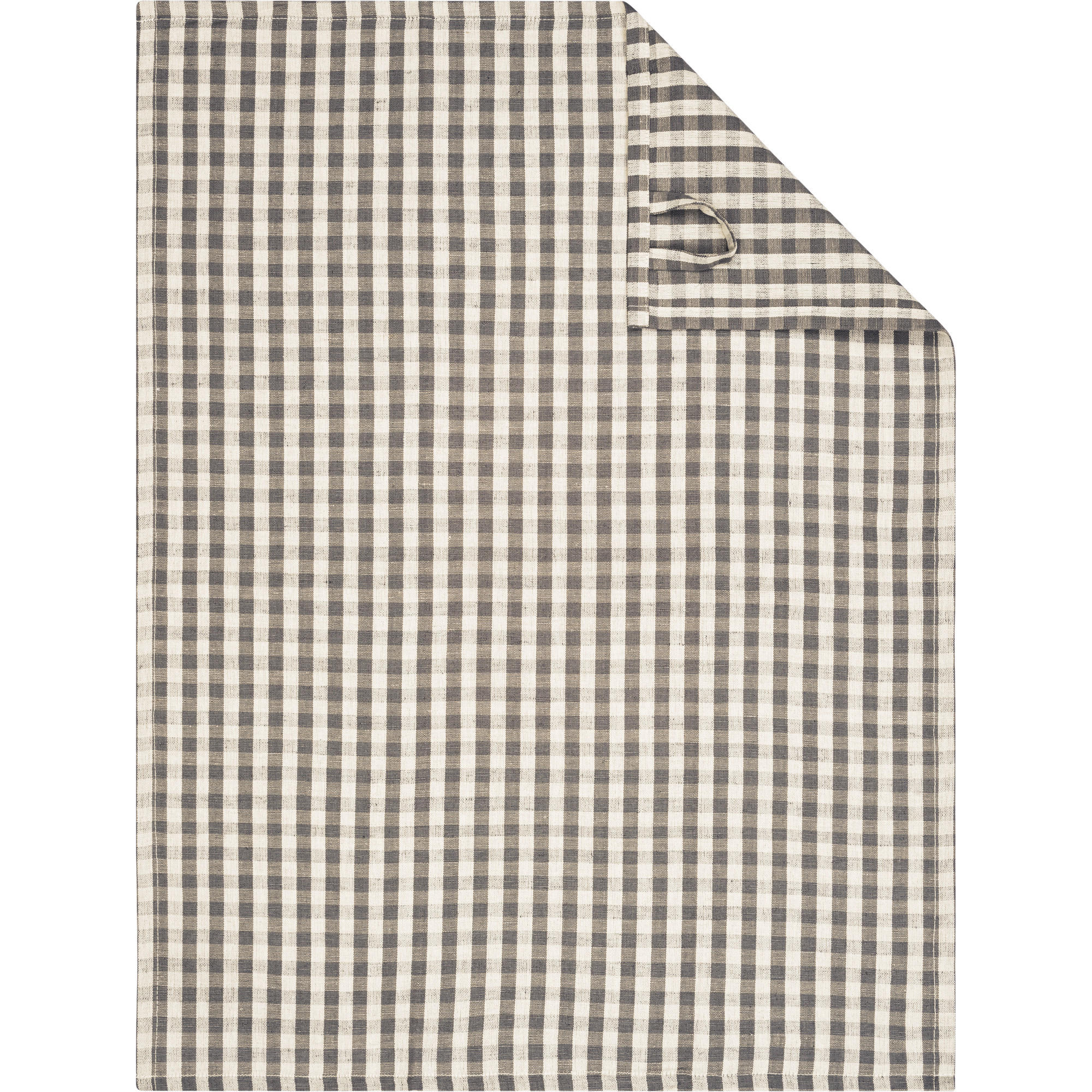 GESCHIRRTÜCHER LINEN CLASSICS KARO 538 METAL - 73 - Grau, Textil (50/70cm) - Cawö