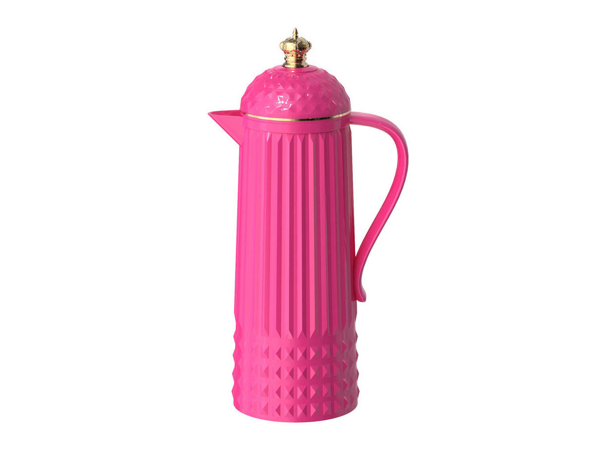 ISOLIERKANNE Crown 18/18/34 cm - Pink, Kunststoff (1L) - Present Time