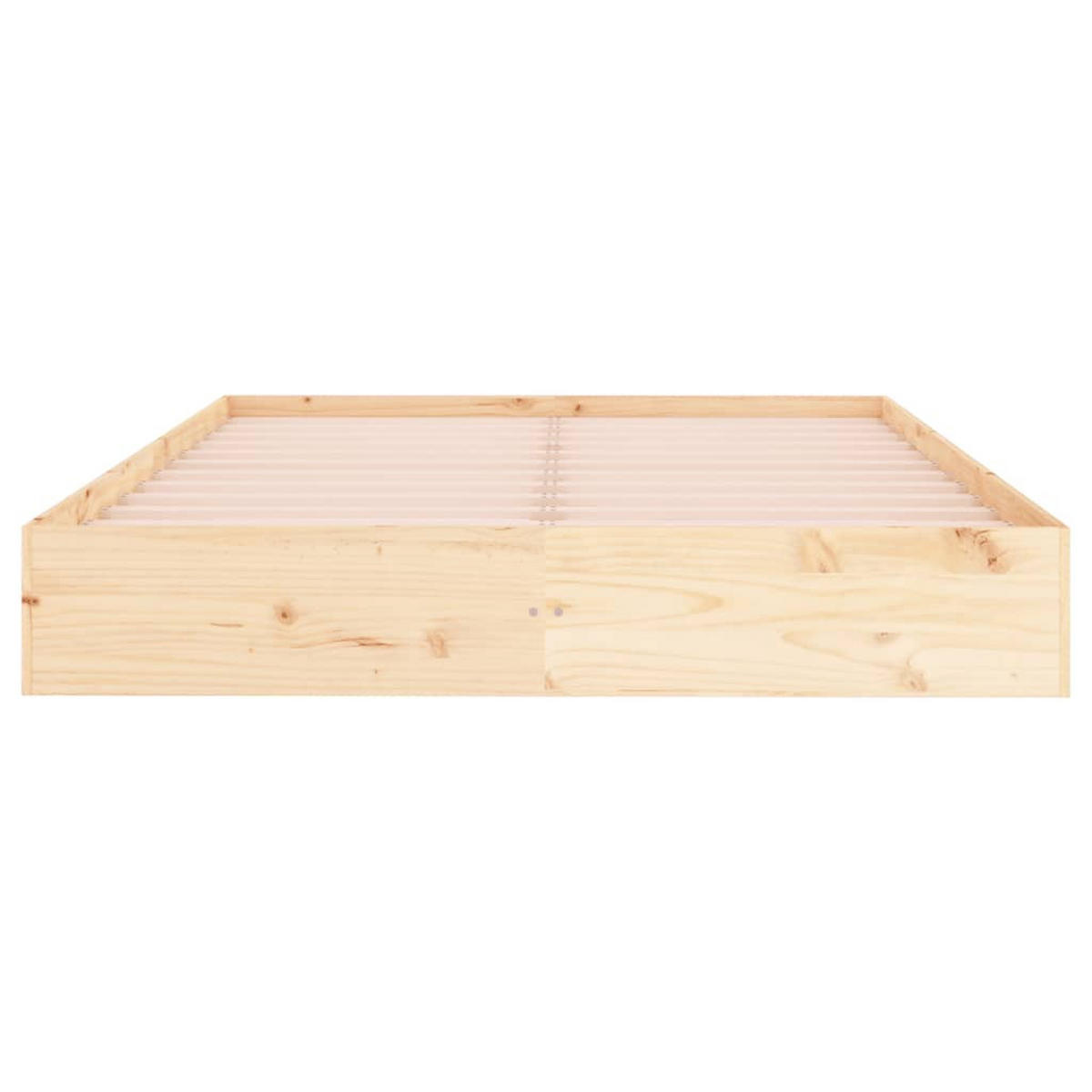 MASSIVHOLZBETT Ohne Matratze 120/200 Cm - Braun, Holz (120/200cm) - vidaXL