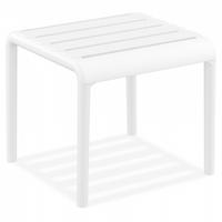 GARTEN-LOUNGETISCH Weiß 42x41x40 cm - Weiß, Kunststoff (41/42/40cm) - AlterEgo