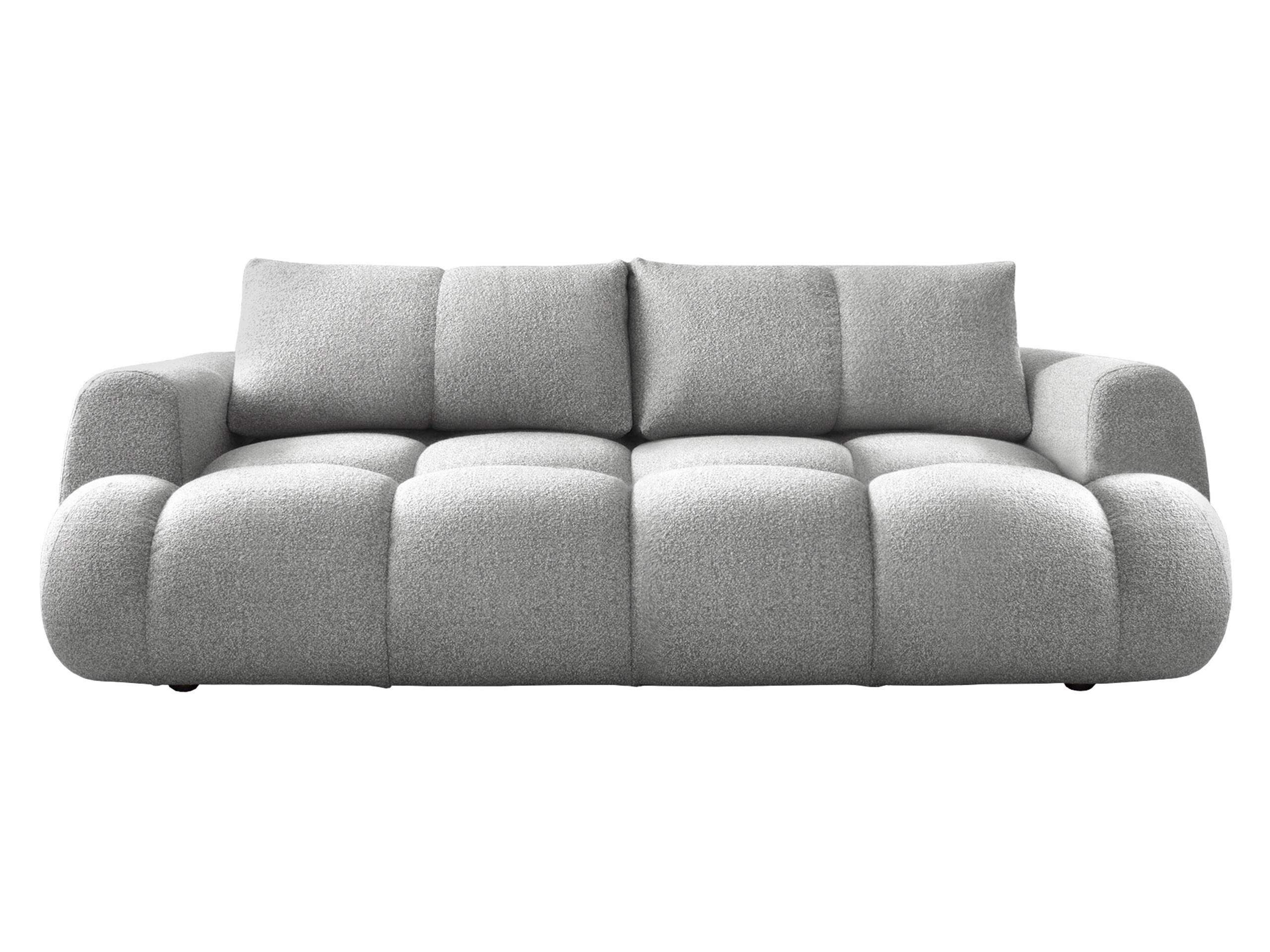SCHLAFSOFA Mitto - Hellgrau/Schwarz, Holzwerkstoff/Kunststoff (250/85/117cm) - MIRJAN24