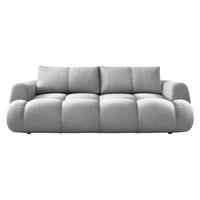 SCHLAFSOFA Mitto - Hellgrau/Schwarz, Holzwerkstoff/Kunststoff (250/85/117cm) - MIRJAN24