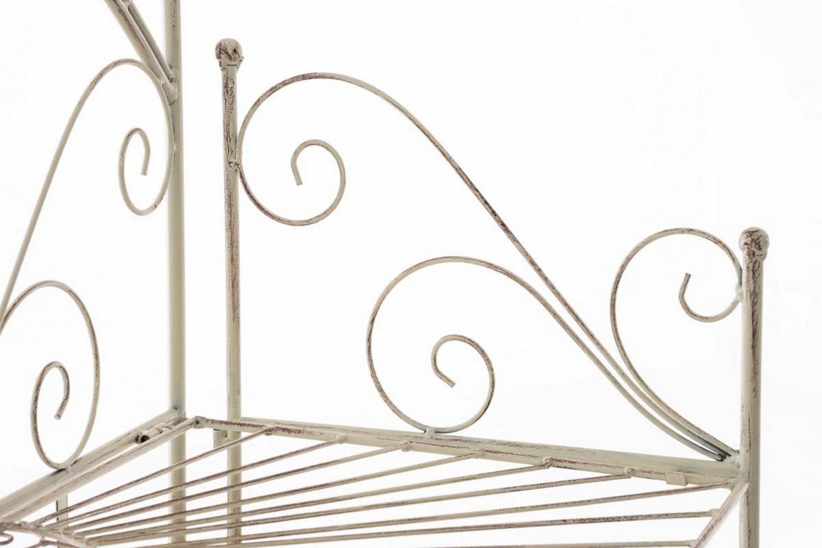 STANDREGAL Mya antik-creme - Naturfarben, Metall (61.5/153/33cm) - TPFGarden