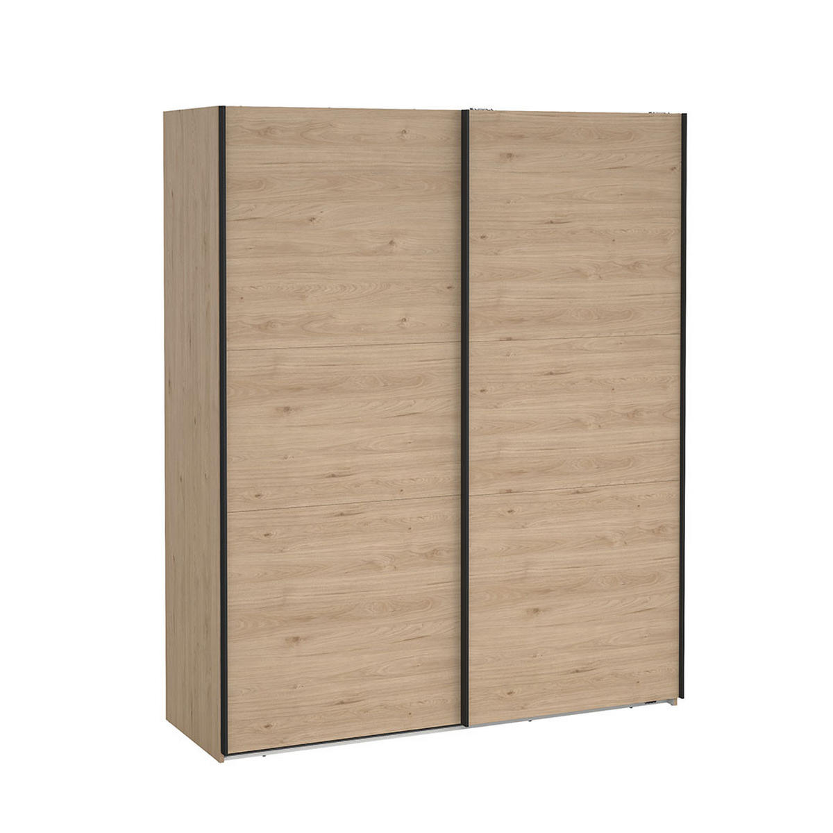 SCHIEBETÜRENSCHRANK, Como, Eiche, Holzwerkstoff, 179 x 67 x 221 cm - Eichefarben, Holzwerkstoff (179/221/67cm) - ebuy24