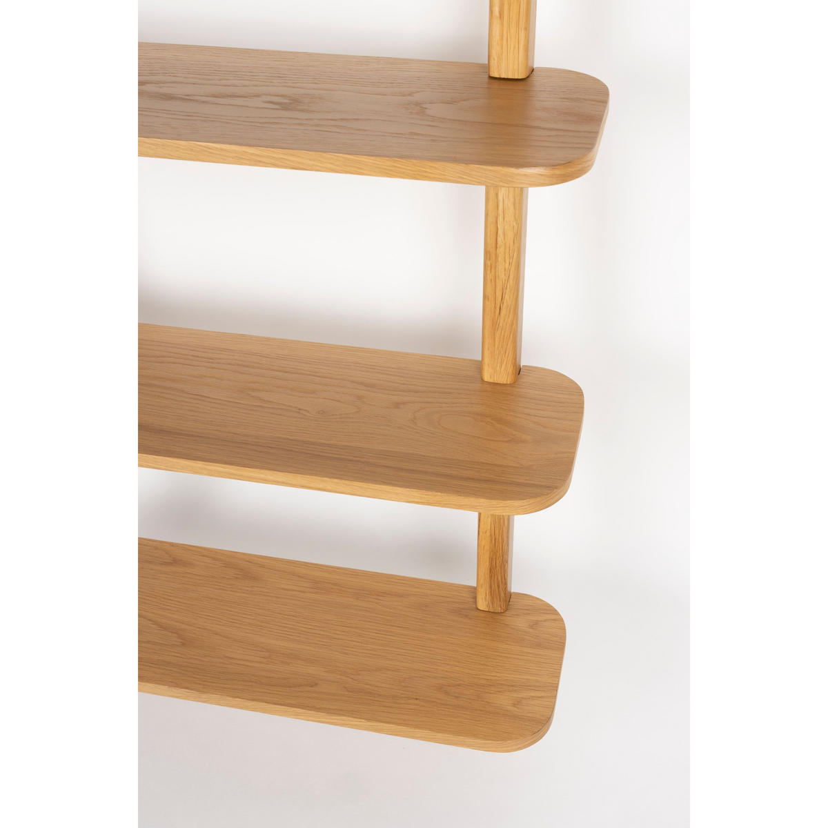 WANDREGAL Hogar Natur Eiche - Naturfarben, Holzwerkstoff (80/160/25cm) - Zuiver