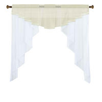 SCHEIBENGARDINE MEIßEN 100x100 cm Creme - Creme, Textil (100/100cm) - Gardinenbox