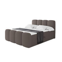 BOXBETT mit Matratze H4 - NINA-Z - 160x200 cm Braun - Braun, Holzwerkstoff (160/200cm) - ALTDECOR