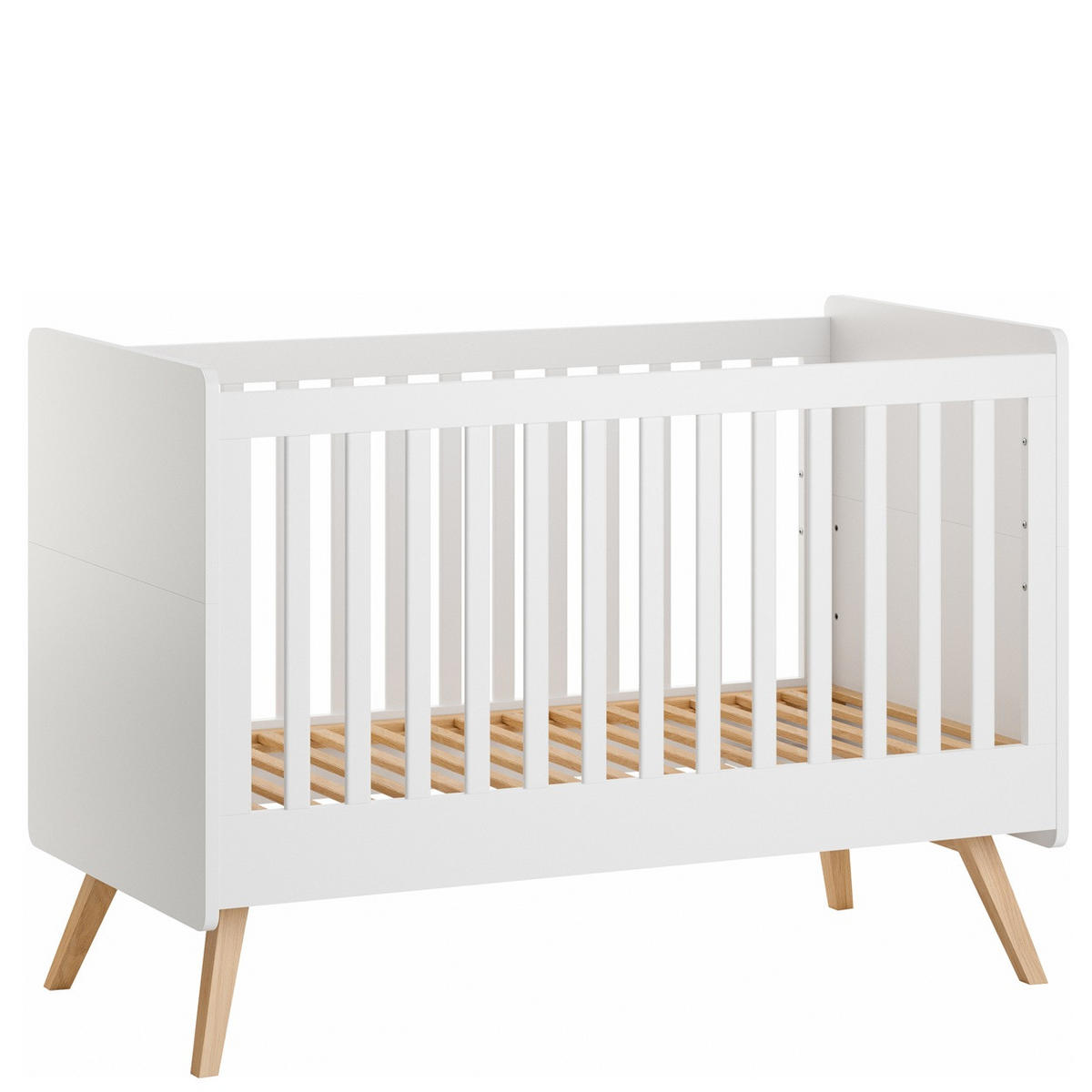 BABYZIMMER Vienna Set B - 4-teilig - Weiß - Weiß, Holzwerkstoff (149/200/58cm) - QMM TraumMöbel