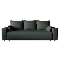 SOFA Bubi mit Bettkasten und Schlaffunktion, Cordstoff - Graphitfarben, Holzwerkstoff (242/85/95cm)