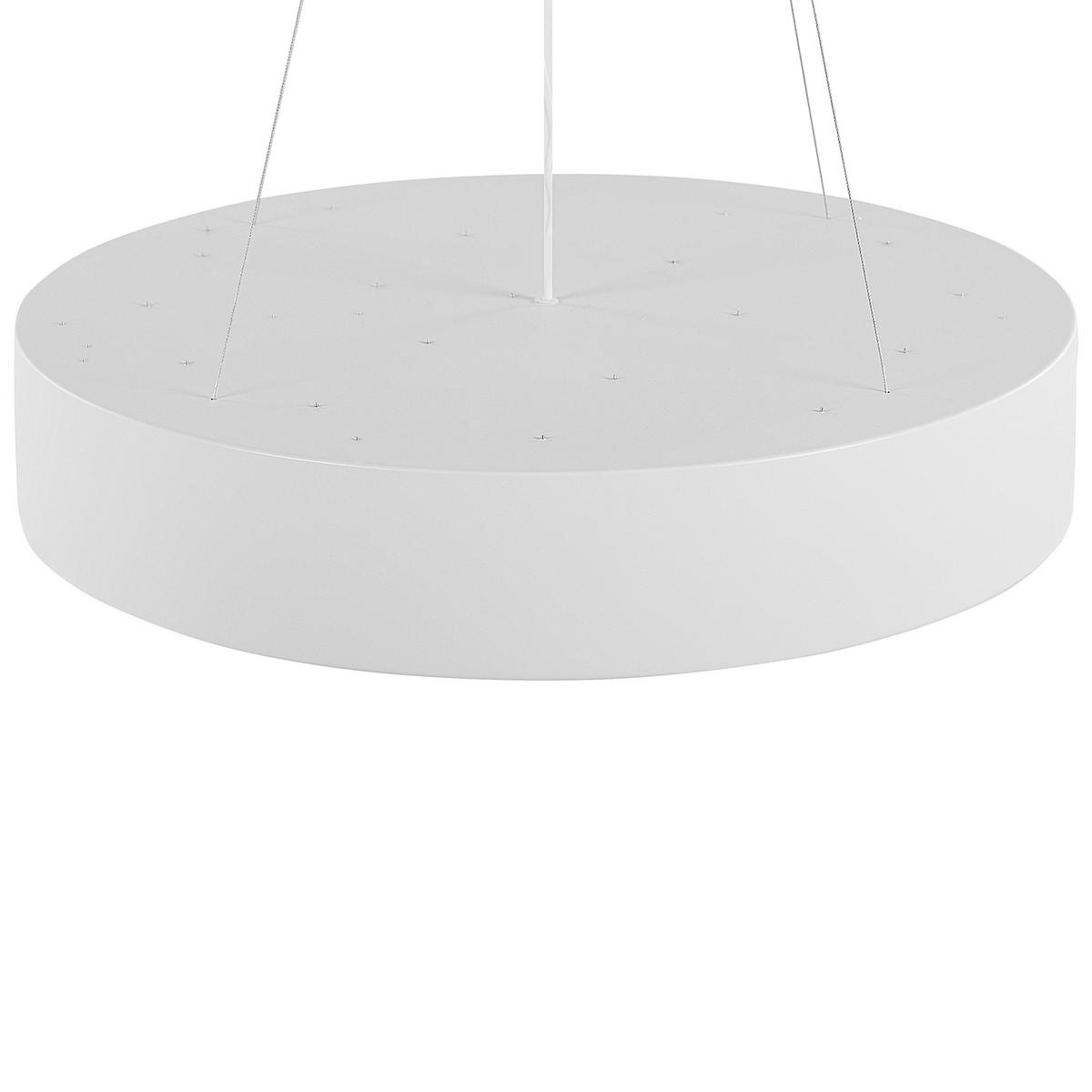 HÄNGELEUCHTE Balili 60/60/175 cm - Weiß, Metall (60/60/175cm) - Beliani