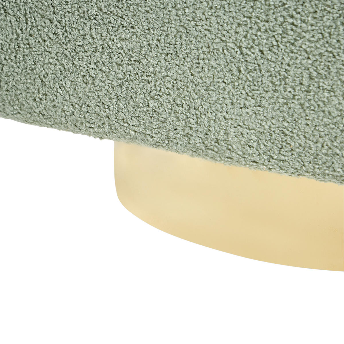 SESSEL Hellgrün Lavik - Goldfarben/Hellgrün, Textil (73/71/70cm) - Beliani