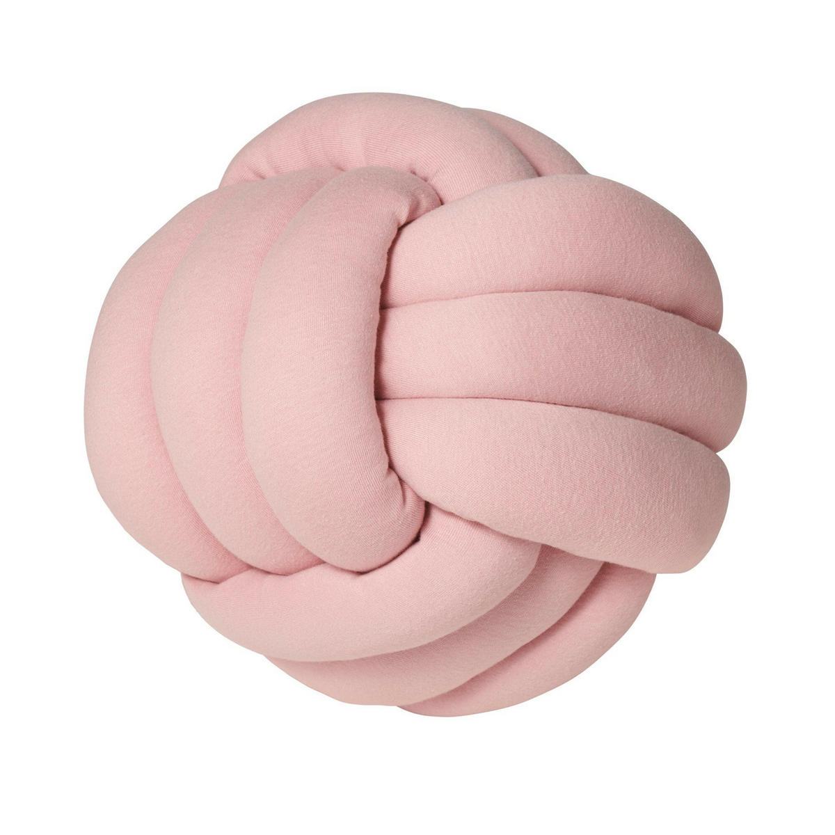 KNOTENKISSEN Jersey Rosa - Rosa, Textil (30/30cm) - nordic coast company