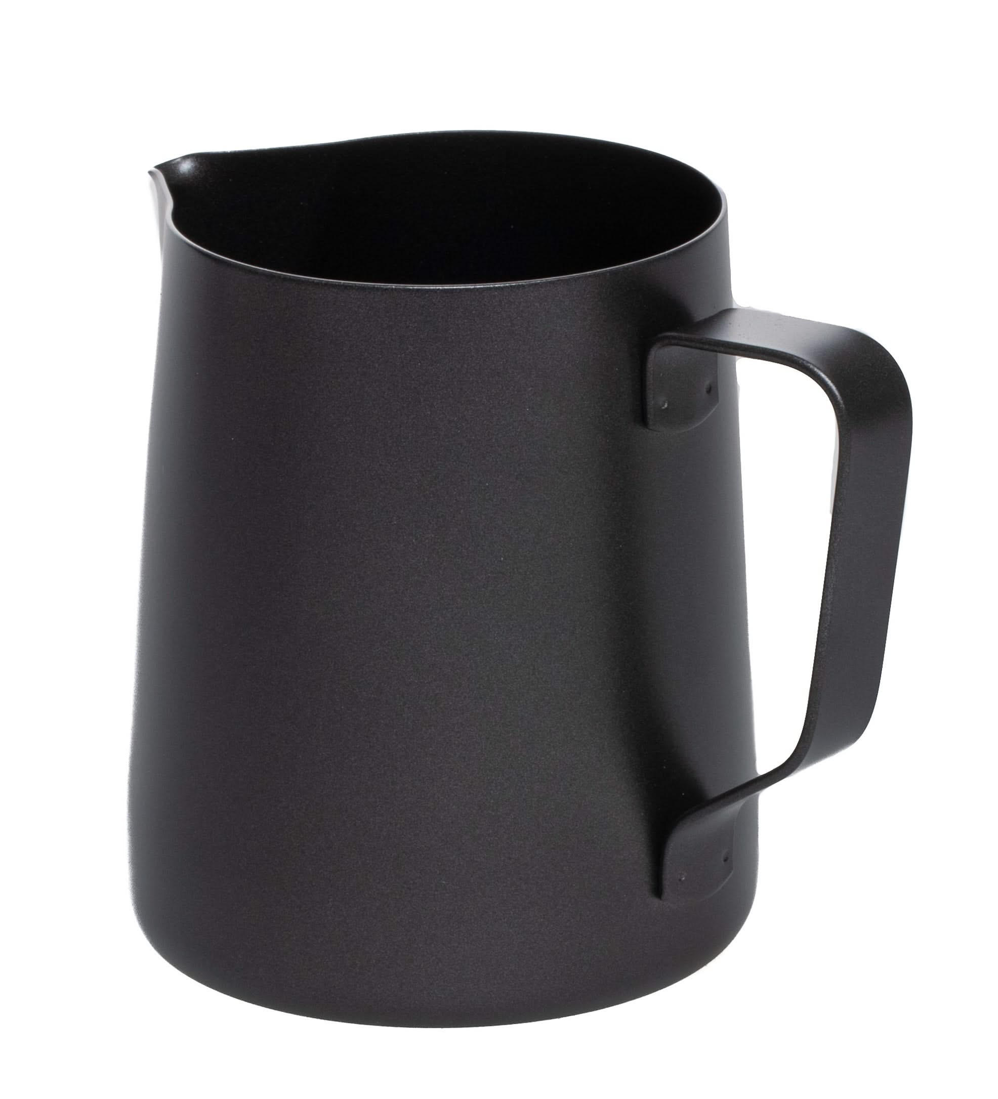 MILCHKÄNNCHEN Milchschaumkanne - Schwarz - 600 ml - Schwarz, Metall (8cm) - Jay Hill