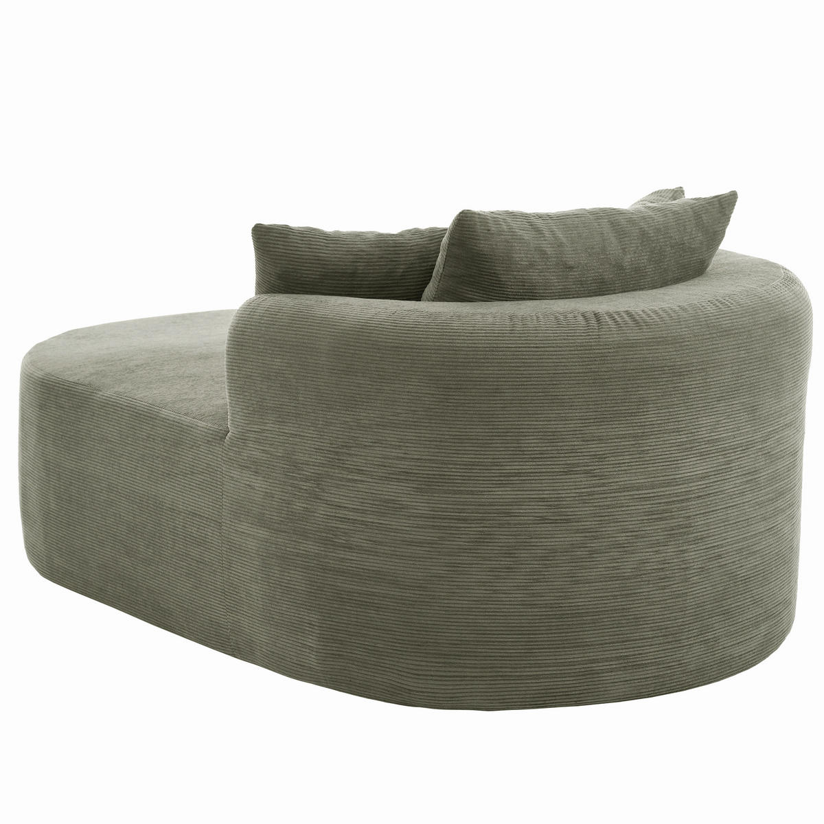XXL-SESSEL montagefrei mit 122 cm Sitztiefe, DE-42520, Grün - Grün, Textil (170/83/112.5cm) - ComfortXL