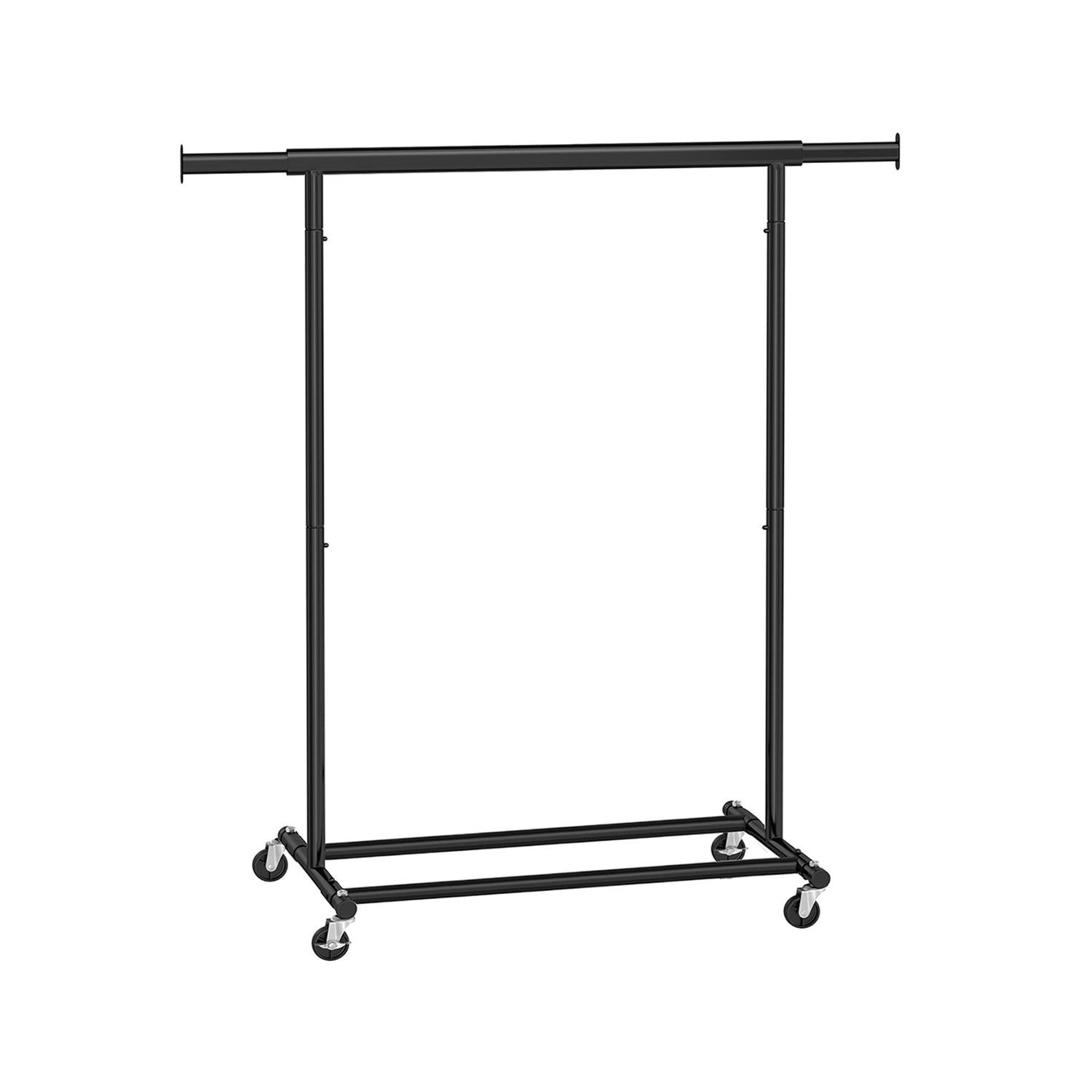 Hansiro Kleiderständer Schwarz 132x160x46 cm