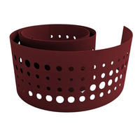 SICHTSCHUTZSTREIFEN zaun|zu PREMIUM dekor Pulse Sichtschutz Bordeauxrot 2,55m - Bordeaux, Kunststoff (255/19cm) - ZAUN|ZU