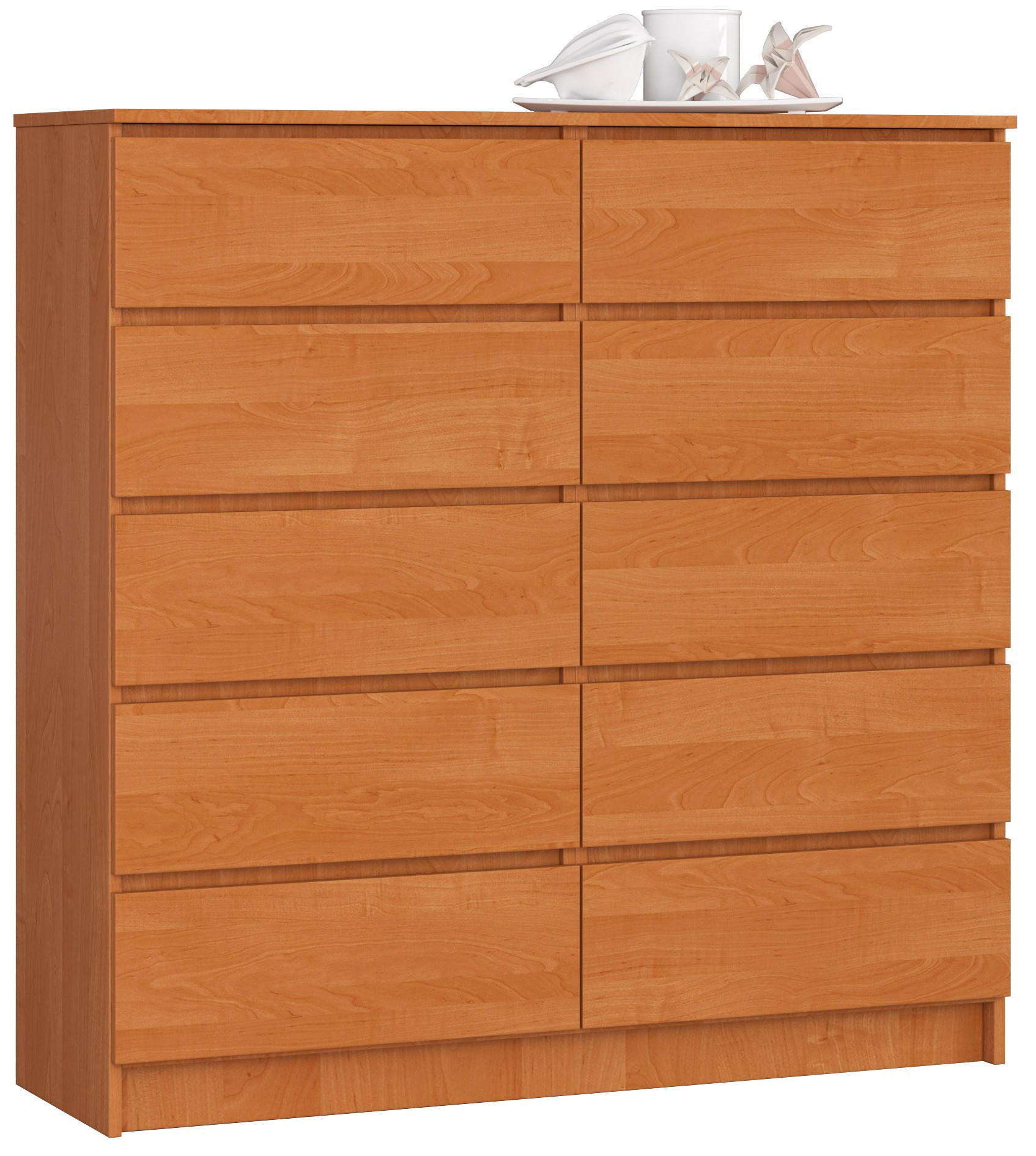 KOMMODE Erlefarben 120x40x121 cm - Erlefarben, Holzwerkstoff (120/121/40cm) - Akord