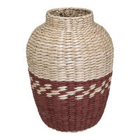 BLUMENVASE Carmen 24/24/32 cm - Rot, Naturmaterialen (32cm) - Atmosphera Createur d´interieur