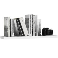 WANDREGAL Weiß 80x20x3.2 cm - Weiß, Holzwerkstoff (80/3.2/20cm) - Akord