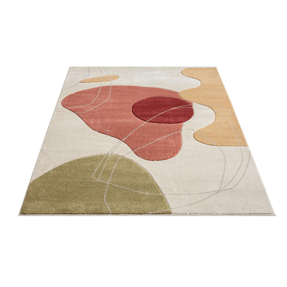 KURZFLOR-TEPPICH Bonito 7158 Multicolor 80x150 cm - Multicolor, Textil (80/150cm) - carpet city