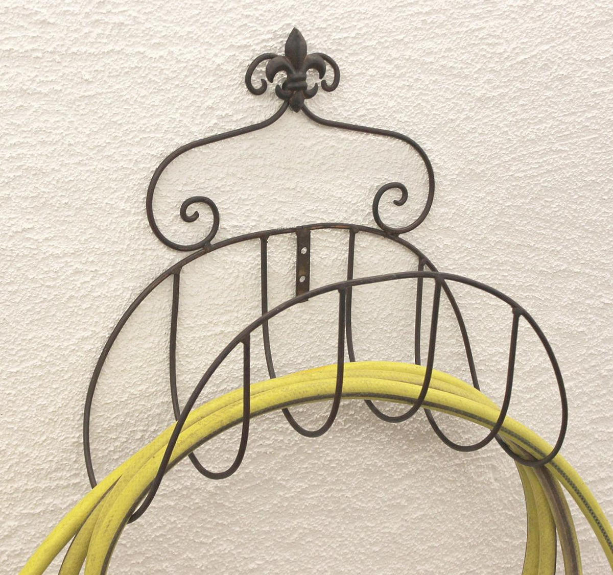 WANDSCHLAUCHHALTER Metall Braun antik 38 cm - Braun, Metall (17cm) - DanDiBo