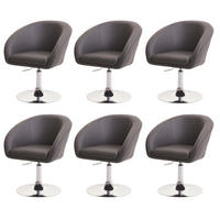 ESSZIMMERSTUHL Grau 6er-Set - Grau, Textil (59/90/60cm) - MCW