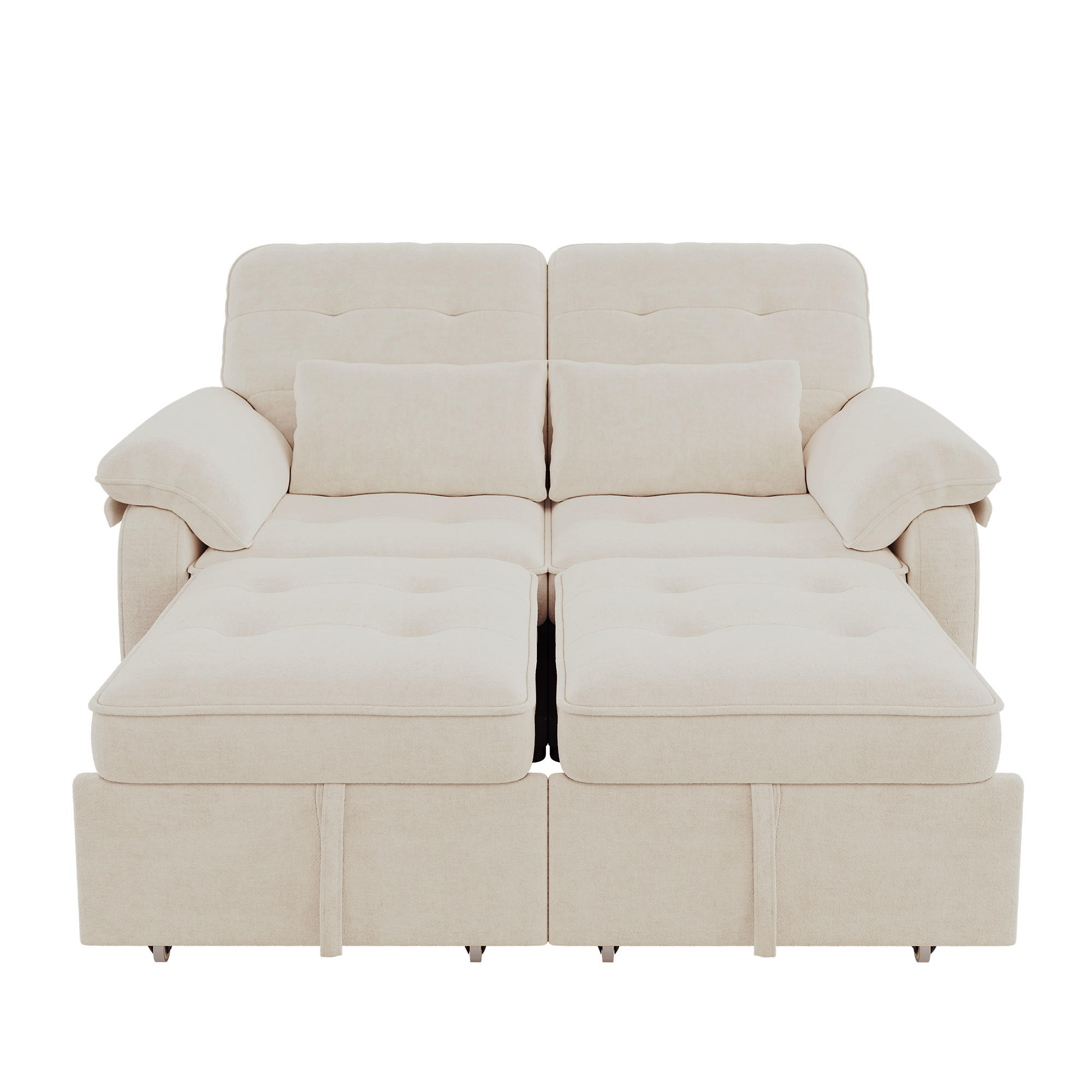 ComfortXL Schlafsofa Beige 142x86.5x90 cm