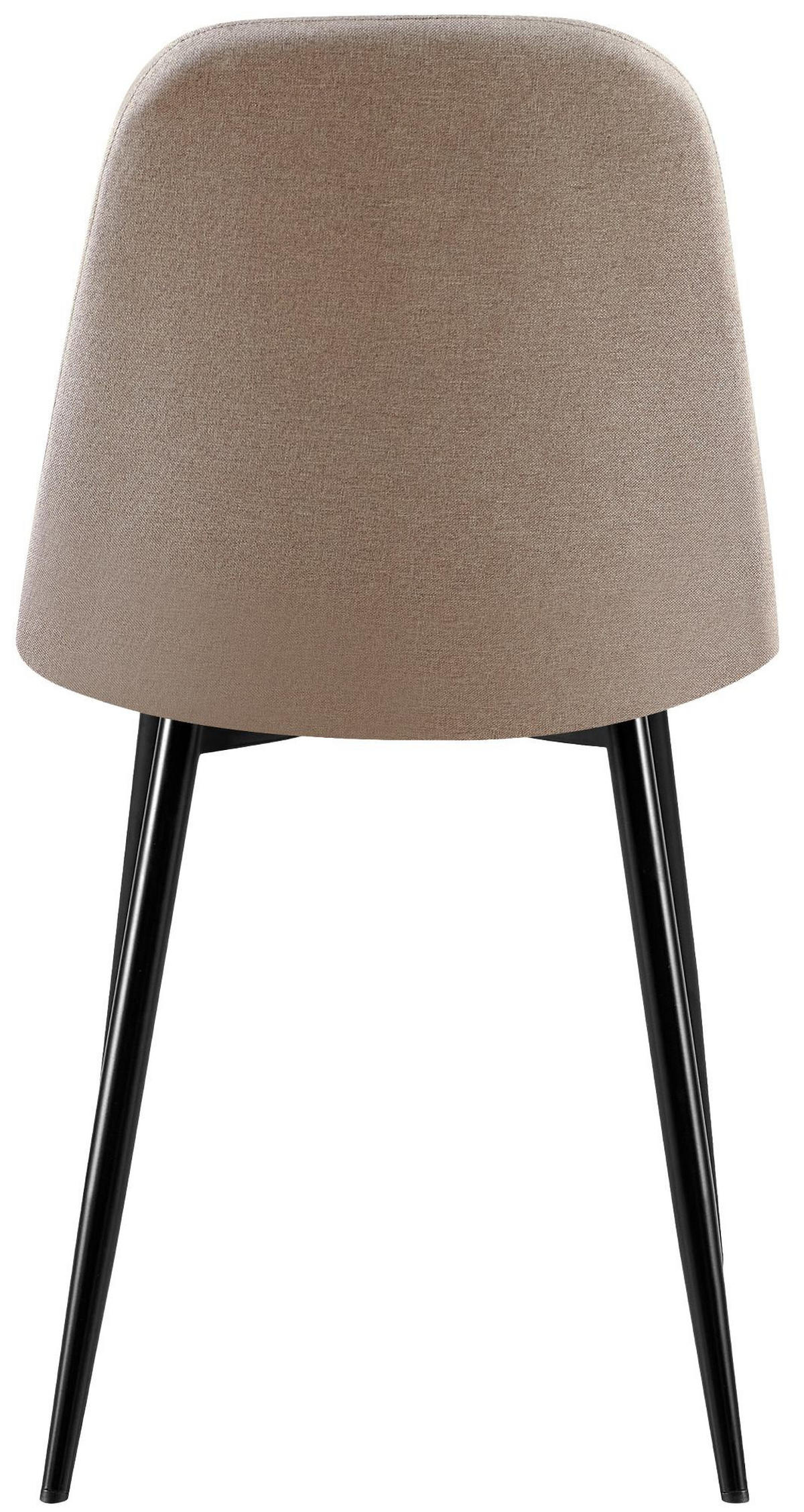 STUHL Stoff Grau - Schwarz/Grau, Textil/Metall (44/88/54cm) - CLP