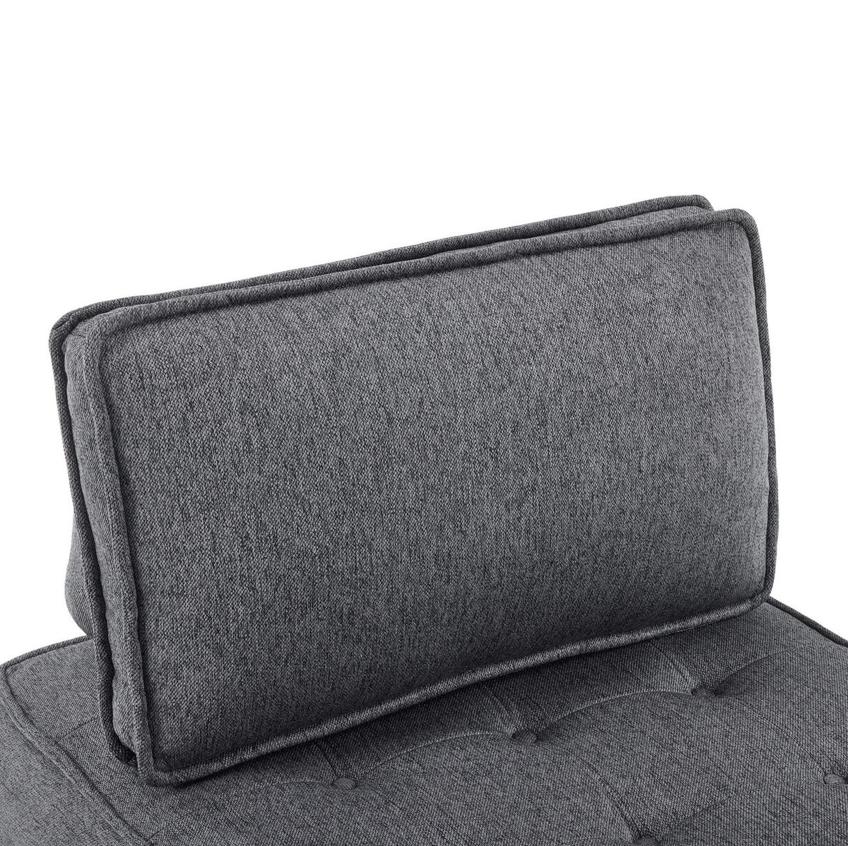 SESSEL 81/81/81 cm mit ergonomischer Rückenlehne und kompaktem Design, Dunkelgrau - Dunkelgrau, Holzwerkstoff (81/81/81cm) - Redom