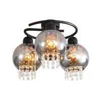 DECKENLEUCHTE Mandel 37/23/37 cm - Schwarz, Metall (23/37/37cm) - Nettlife