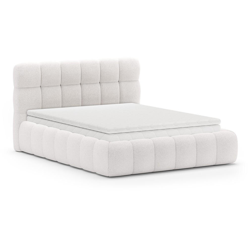 Beautysofa Polsterbett Beige 140x200 cm