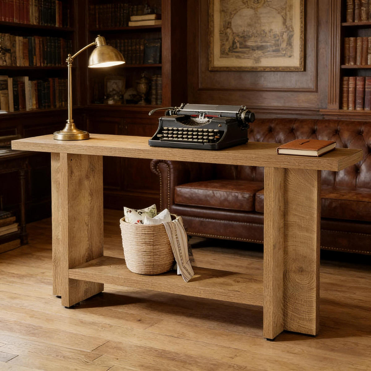 KONSOLENTISCH Brown 150/30/80 cm - Braun, Holzwerkstoff (30/150/80cm) - PANGIVO