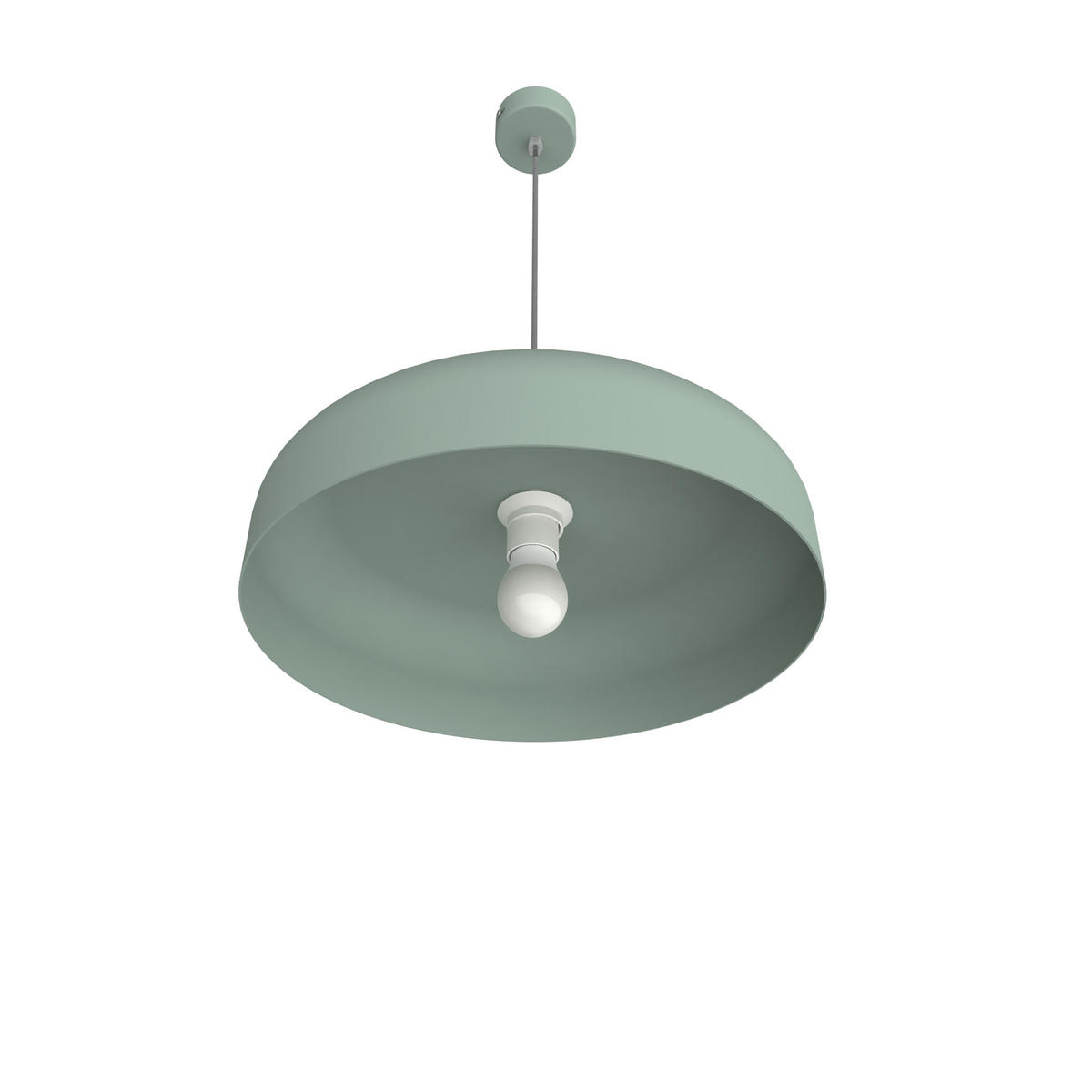 HÄNGELEUCHTE - Grün, Metall (40/40/10cm) - Lumicom