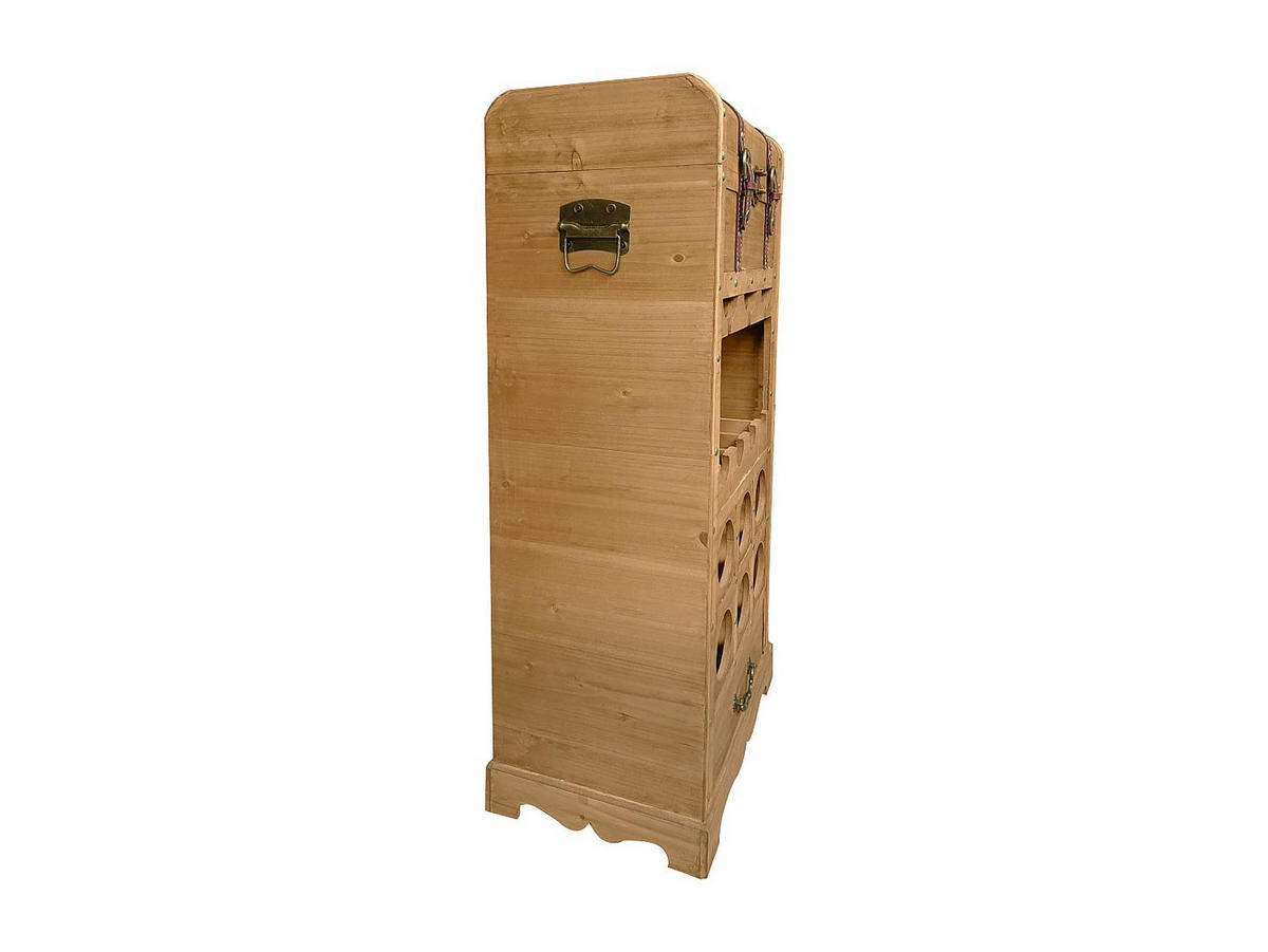 WEINREGAL - 43 x 29.5 - holz - naturfarben hell Cavina - Naturfarben, Holz (43/100/29.5cm) - Vente-Unique